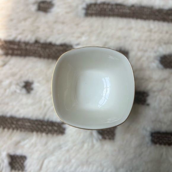 Vintage Lenox Special Canterbury Square Footed Treat/Candy/Nut Bowl - Picture 4 of 7